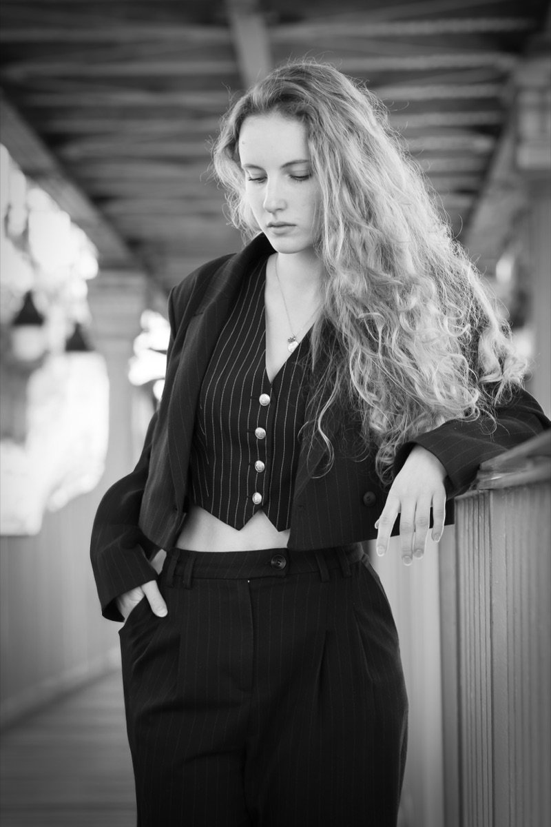 Portrait noir et blanc — Photographe de portrait Paris, Claude LERAY